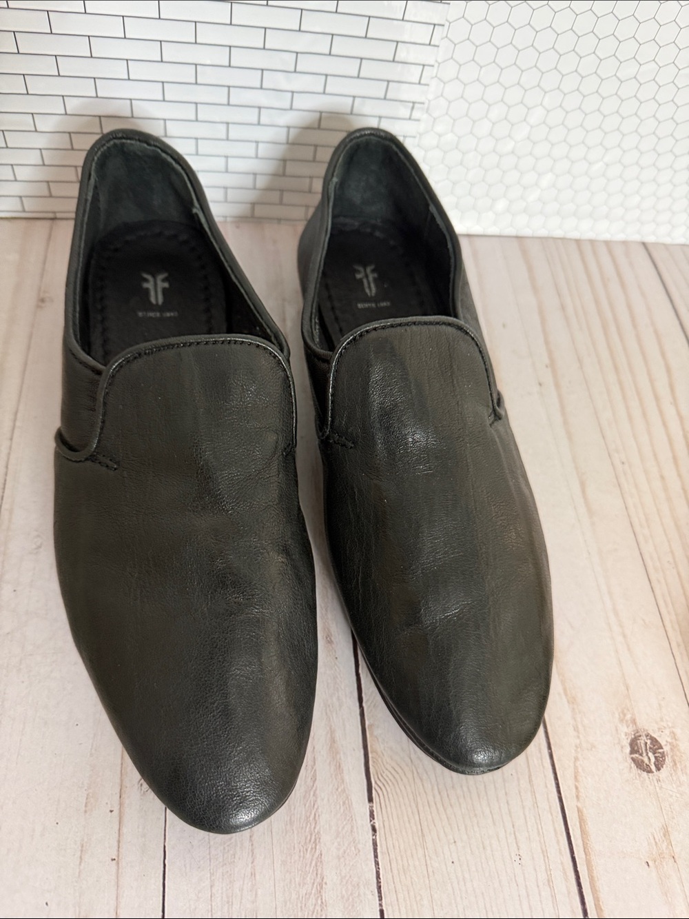 FRYE Slip-On Leather Loafers